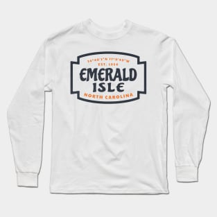 Emerald Isle, NC Summer Vacation Beach Trip Long Sleeve T-Shirt